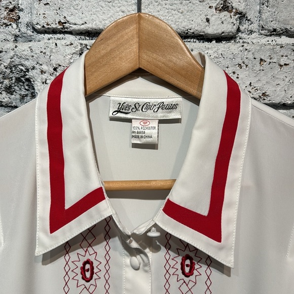VTG Yves St Clair Embroidered Blouse - Picture 6 of 8